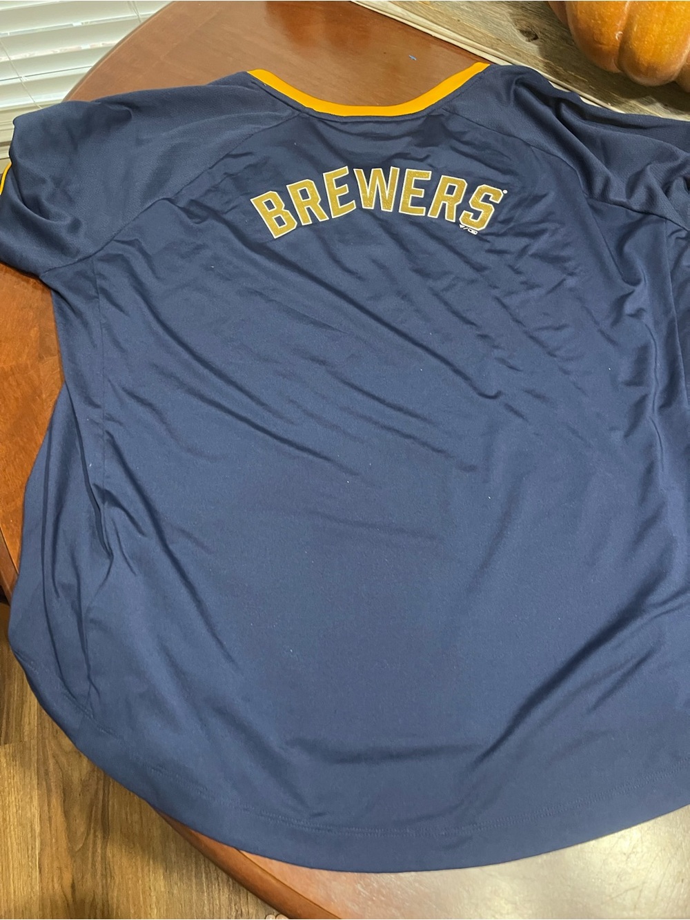 Milwaukee Brewers Fanatics Women's League Diva Star Raglan V-Neck shirt plus siz - Picture 10 of 11
